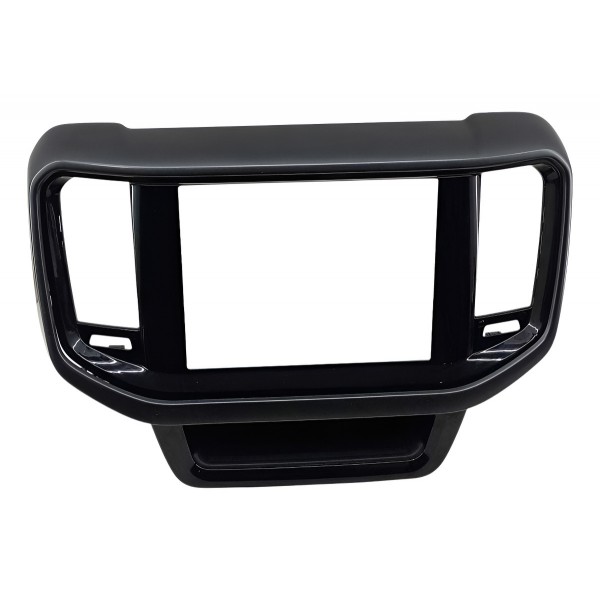 Moldura Painel Multimidia S/ Difusor Fiat Toro 16/23 Detalhe Azul-turquesa