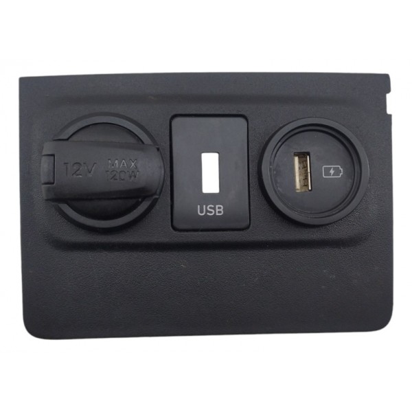 Moldura Da Tomada Usb Hyundai Hb20 2019 2023 Original
