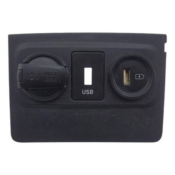 Moldura Da Tomada Usb Hyundai Hb20 2019 2023 Original