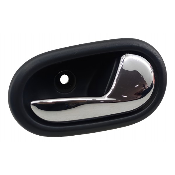 Maçaneta Interna Traseira Ld Renault Sandero 2015 2019 Preto