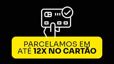 Parcele suas compras em 12x no cartão - sua compra é 100% segura
